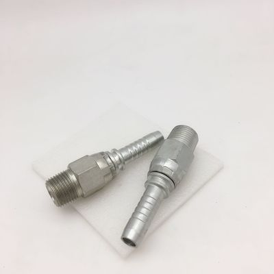 Putar Lurus 2 Piece Crimp Selang Hidrolik Fitting 15611SW M NPT