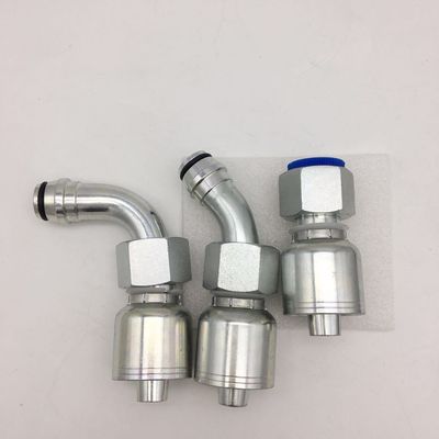 Tekanan Tinggi JIC NPT Male Thread Hidrolik Hose End Fitting Dapat Digunakan Kembali